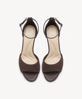 Minimalist Ankle Strap Heeled Sandal