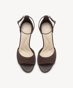 Minimalist Ankle Strap Heeled Sandal