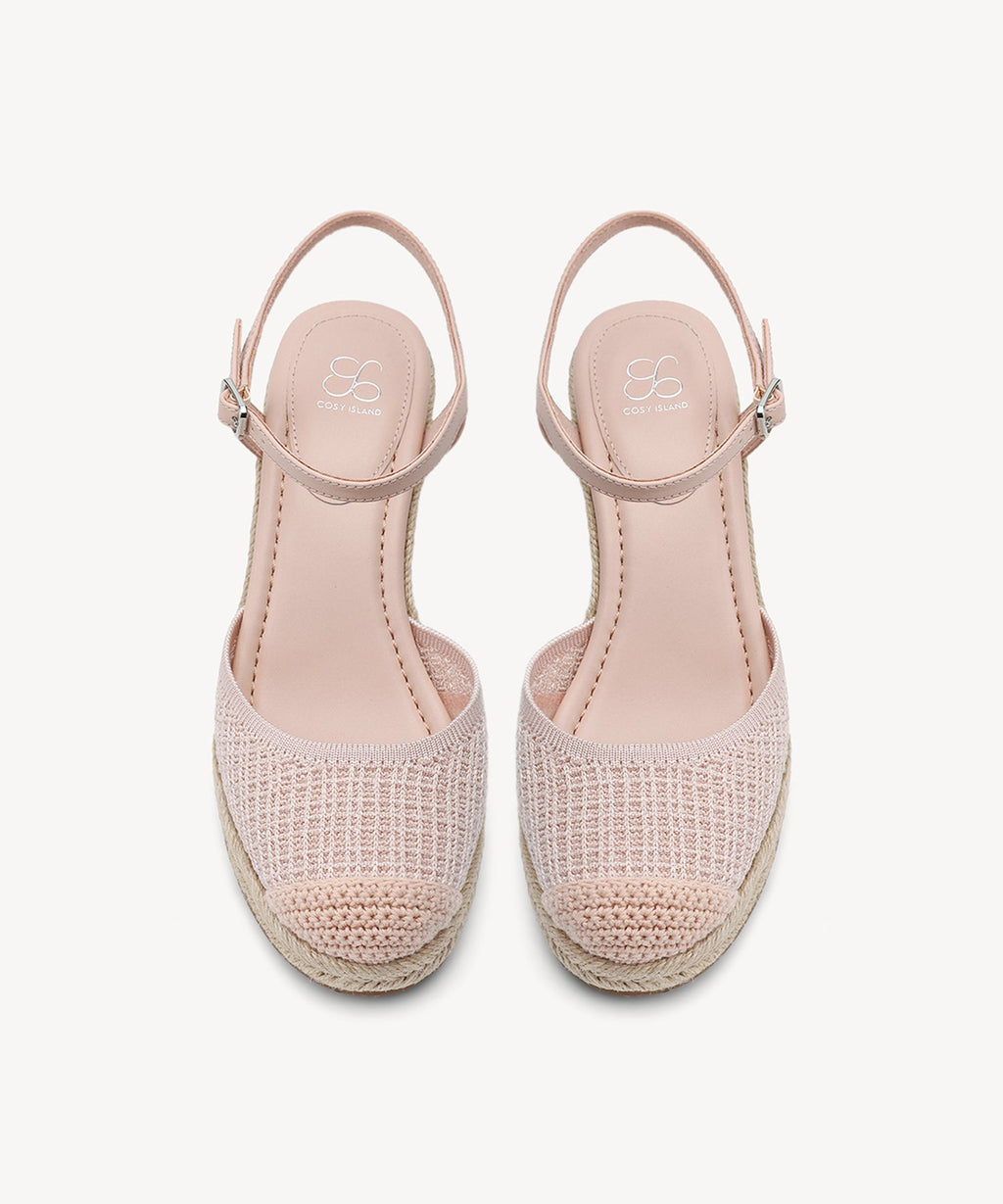 CoastLoft Closed-Toe Espadrille Wedge Sandal