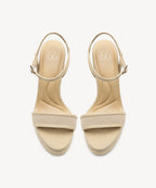 DenimLoft Strapped Platform Heeled Sandal