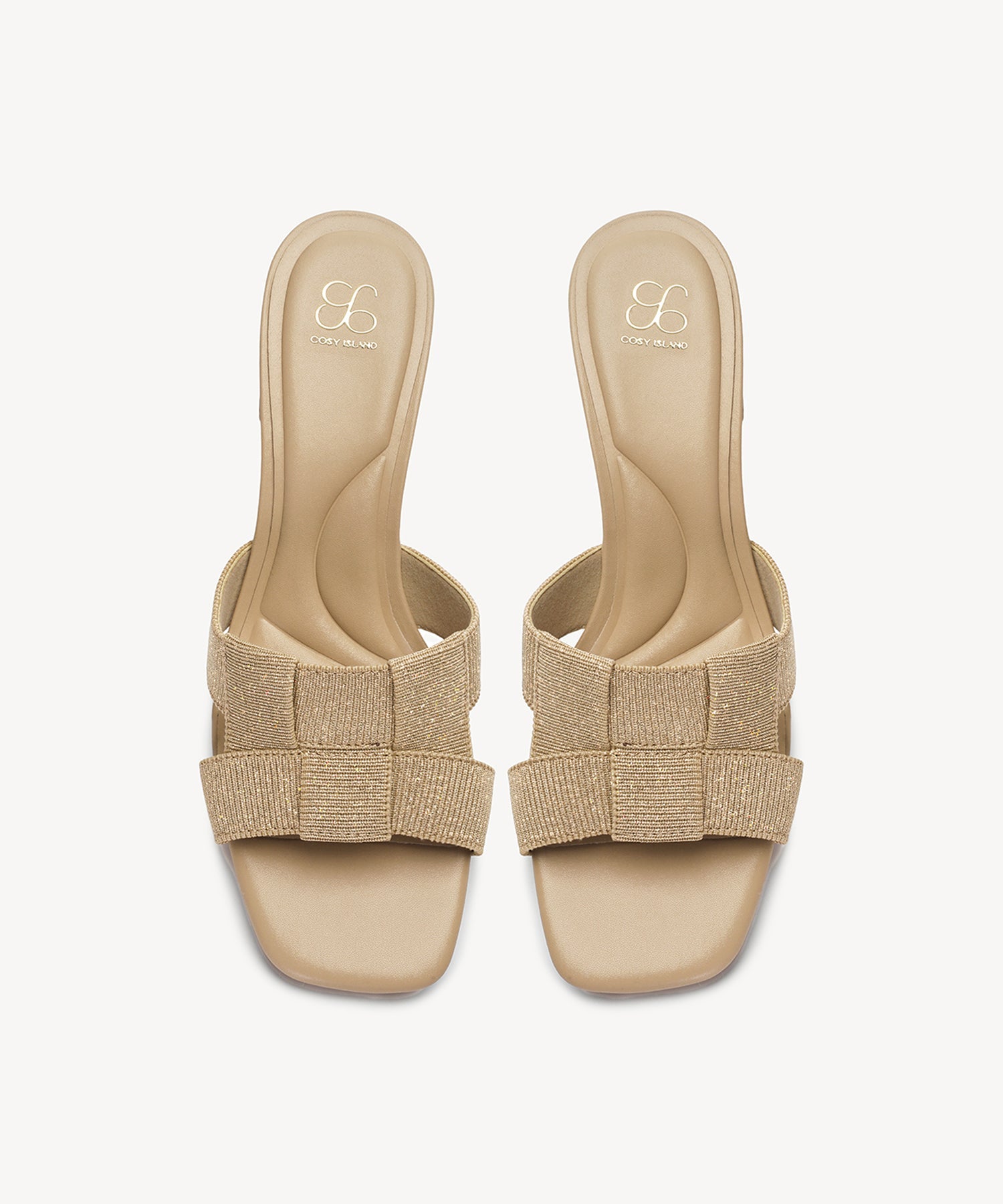 PebbleGrace Woven Block Heeled Sandal