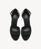GlimmerRise Strapped Platform Heeled Sandal