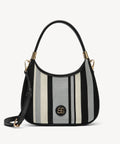 2 Pcs Set Top Handle Medium Bags - Black / F