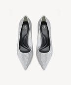 EternalPace Diamond Pointed Toe Heeled Pump - 2X Wide