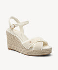 LoomRise Espadrilles Open Toe Wedge Sandal - Cream / US 9.5 | EU 41 | UK 7.5