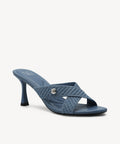 CrossLoom Open-Toe Stiletto Heeled Sandal - Blue / US 7 | EU 37.5 | UK 5