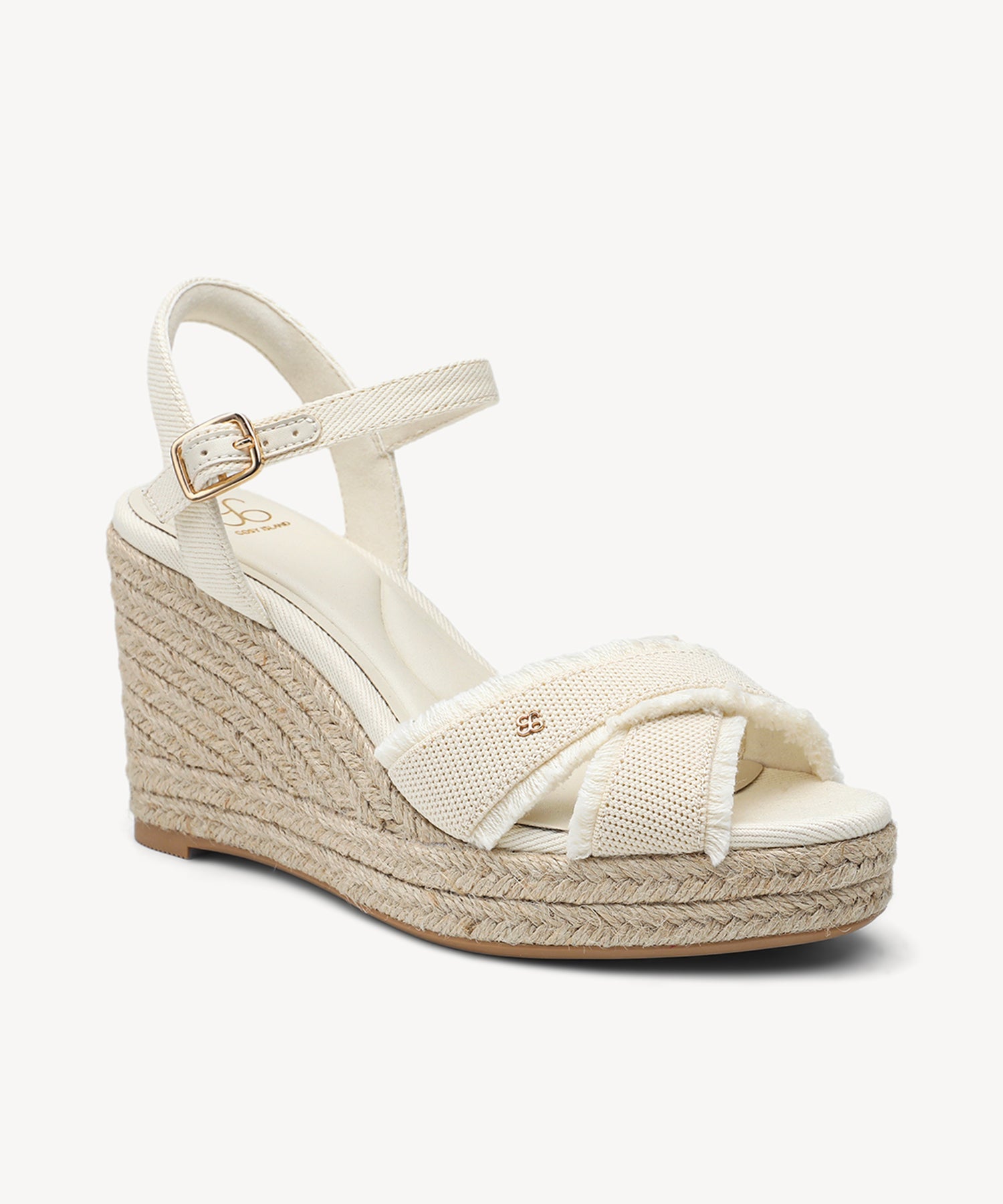 LoomRise Espadrilles Open Toe Wedge Sandal - Cream / US 8 | EU 39 | UK 6