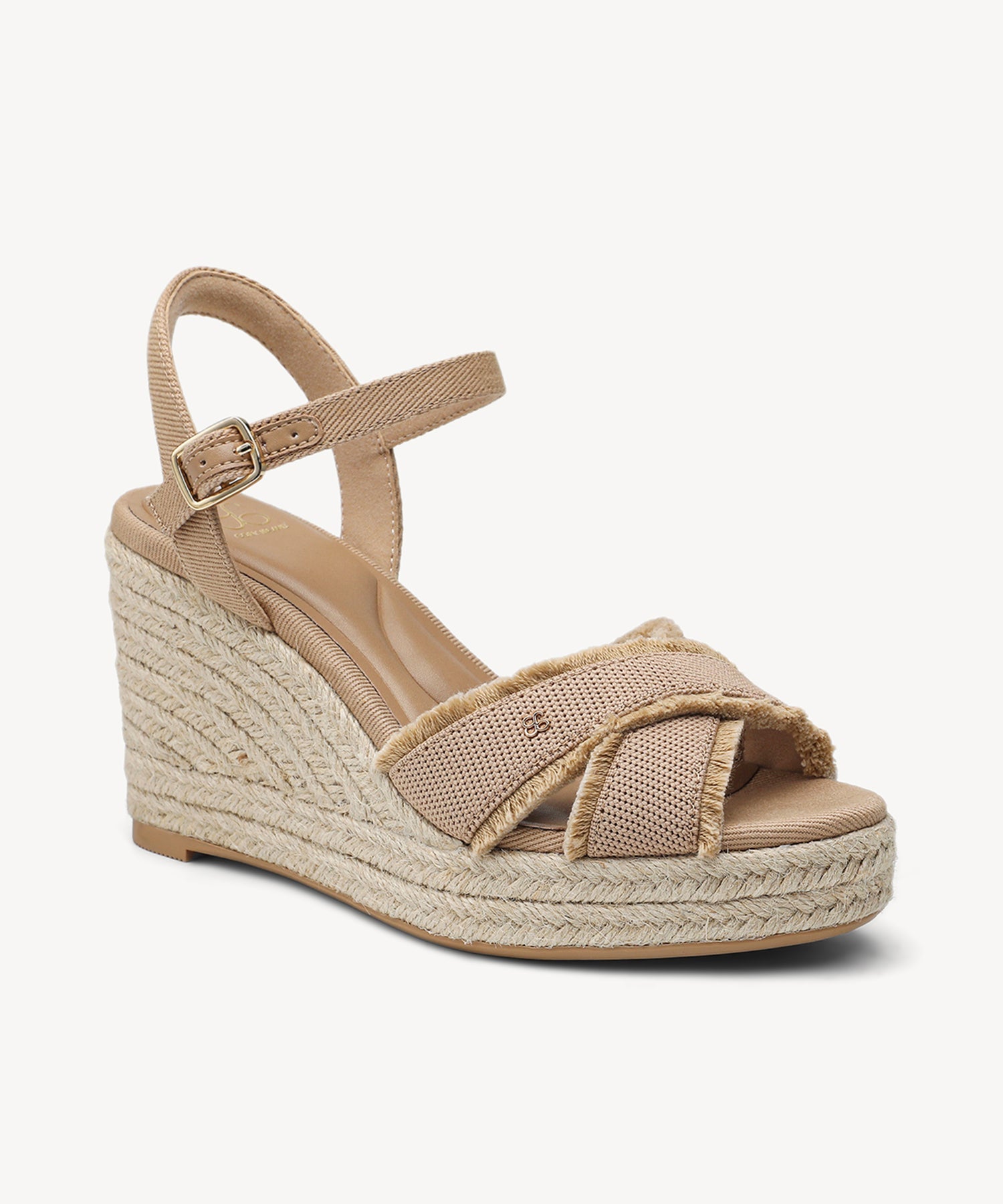LoomRise Espadrilles Open Toe Wedge Sandal - Apricot / US 7.5 | EU 38 | UK 5.5