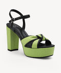 Elegance Raffia Platform Sandal - Light Green / US 6.5 | EU 37 | UK 4.5