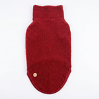 Handmade Dachshund Sweater - “Dark Red Teddy”
