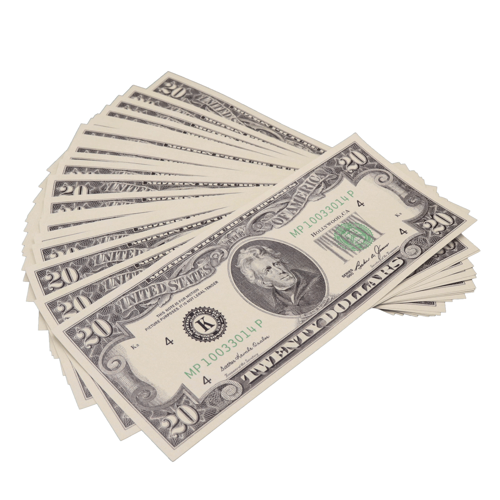 $20 1990 Series Bills By Prop Money Inc.
