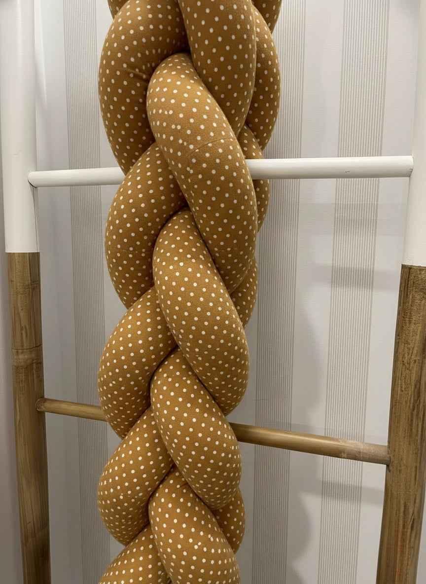 Trenza Bebé para cuna cama artesanal a medida - Protección y estilo para tu bebé