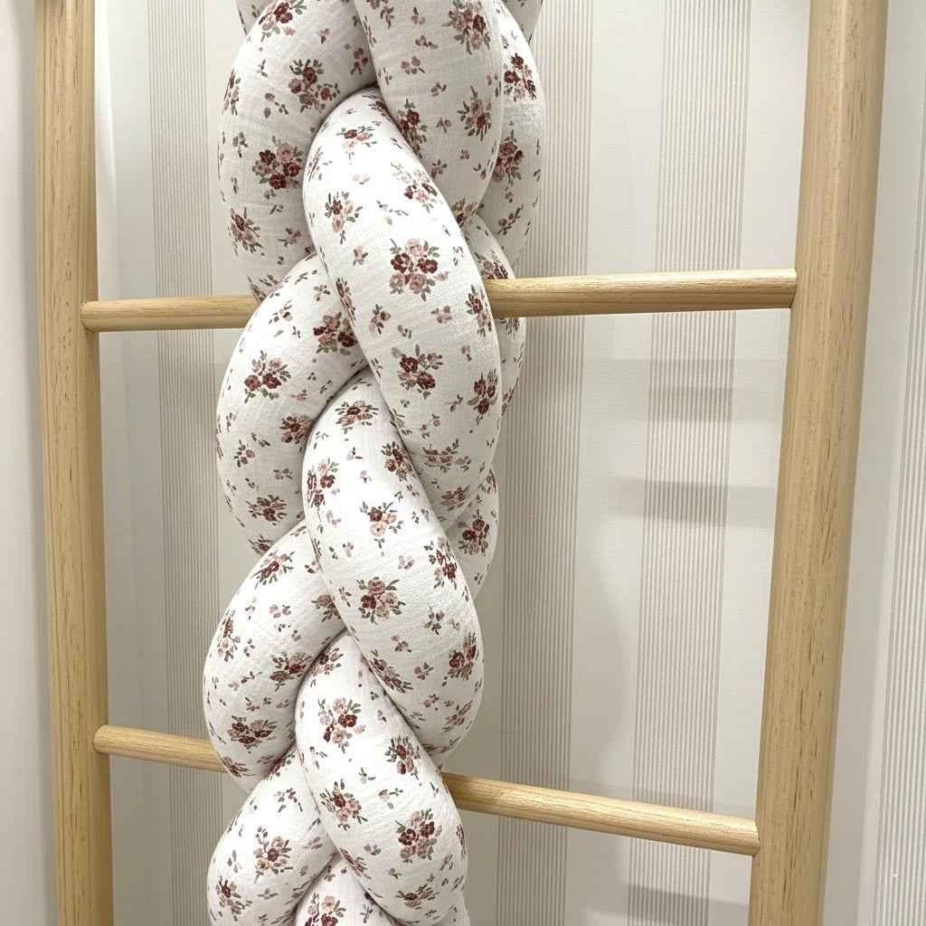 Trenza Bebé para cuna cama artesanal a medida - Protección y estilo para tu bebé