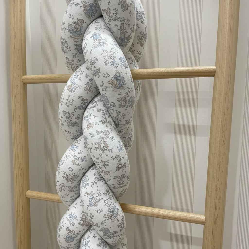 Trenza Bebé para cuna cama artesanal a medida - Protección y estilo para tu bebé
