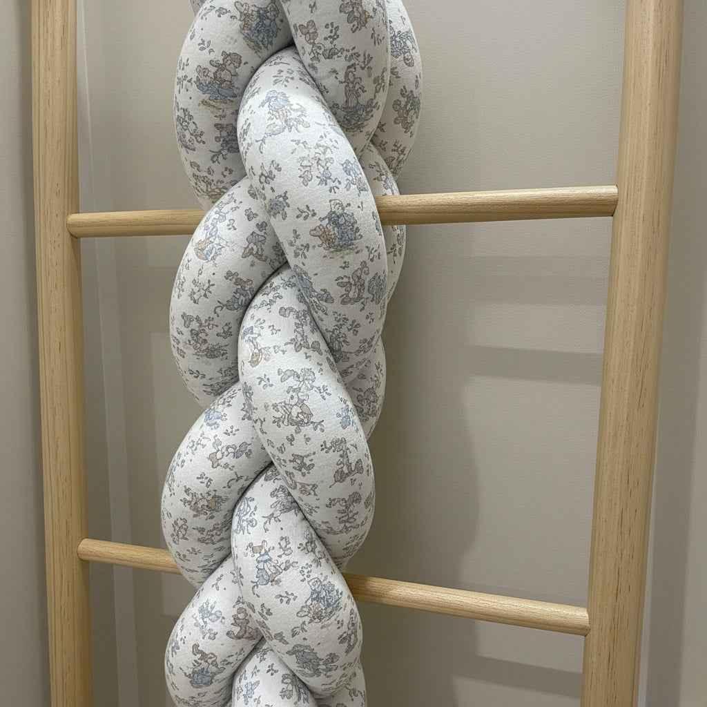 Trenza Bebé para cuna cama artesanal a medida - Protección y estilo para tu bebé