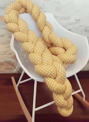 Trenza Bebé para cuna cama artesanal a medida - Protección y estilo para tu bebé