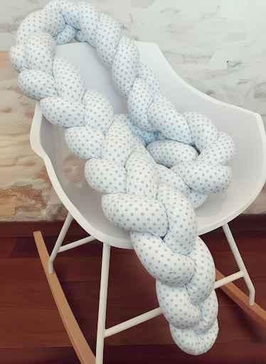 Trenza Bebé para cuna cama artesanal a medida - Protección y estilo para tu bebé