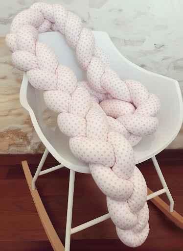 Trenza Bebé para cuna cama artesanal a medida - Protección y estilo para tu bebé