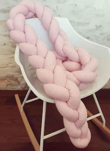 Trenza Bebé para cuna cama artesanal a medida - Protección y estilo para tu bebé