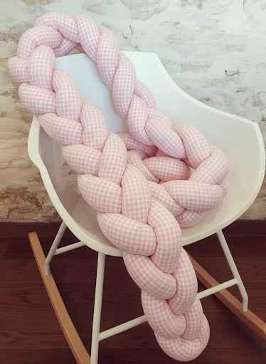 Trenza Bebé para cuna cama artesanal a medida - Protección y estilo para tu bebé
