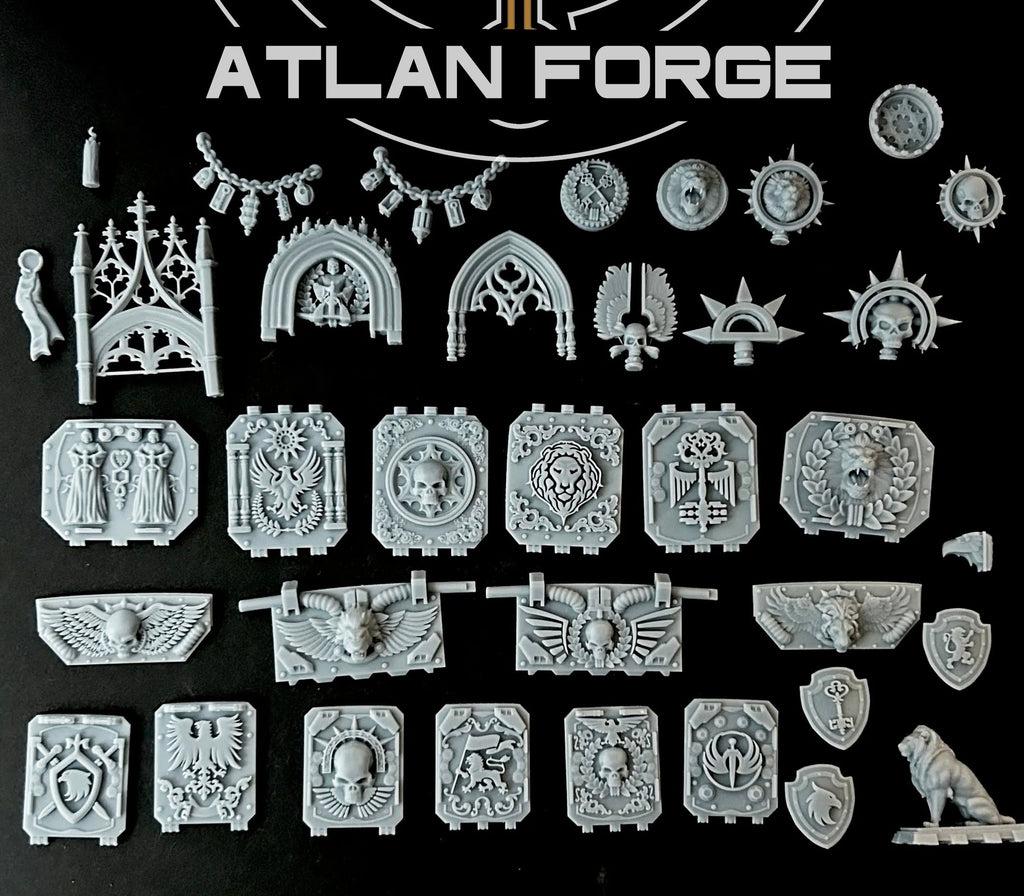 Angelic Vehicle Ornaments, Atlan Forge