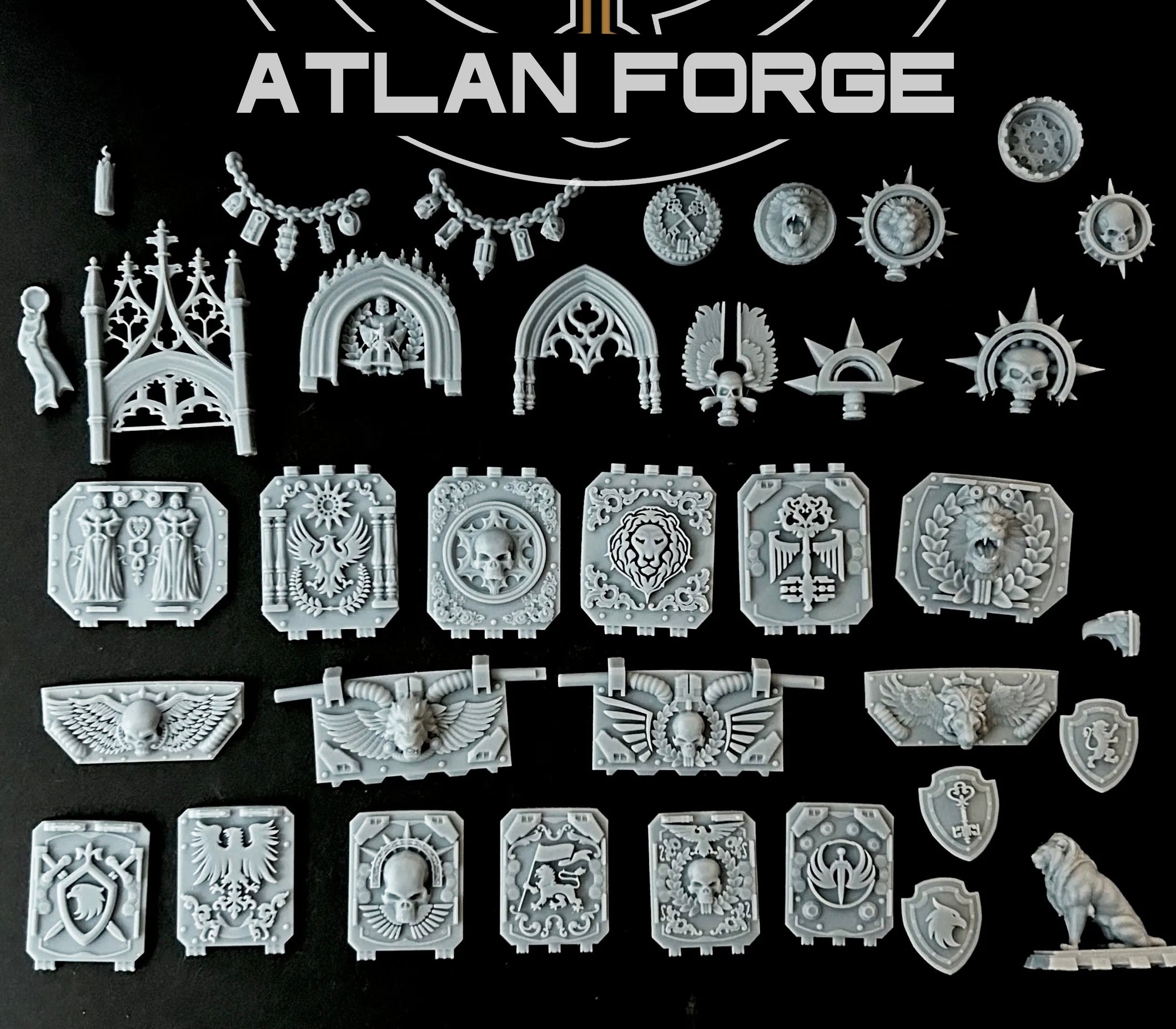 Angelic Vehicle Ornaments, Atlan Forge