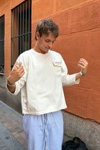 Pantalón de lino rayas