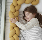 Mustard Cot Bumper Braid 210cm - Comfort and Style for Your Baby