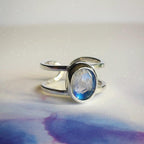 Anillo Doble Hilo Luna Arcoíris