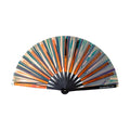 Holographic shimmer XL Fan - metallic Peacock