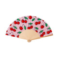 Cherries 23cm fan Pink