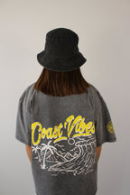 Gray Surf Bucket Hat