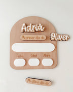 Placa mi primer/último día cole