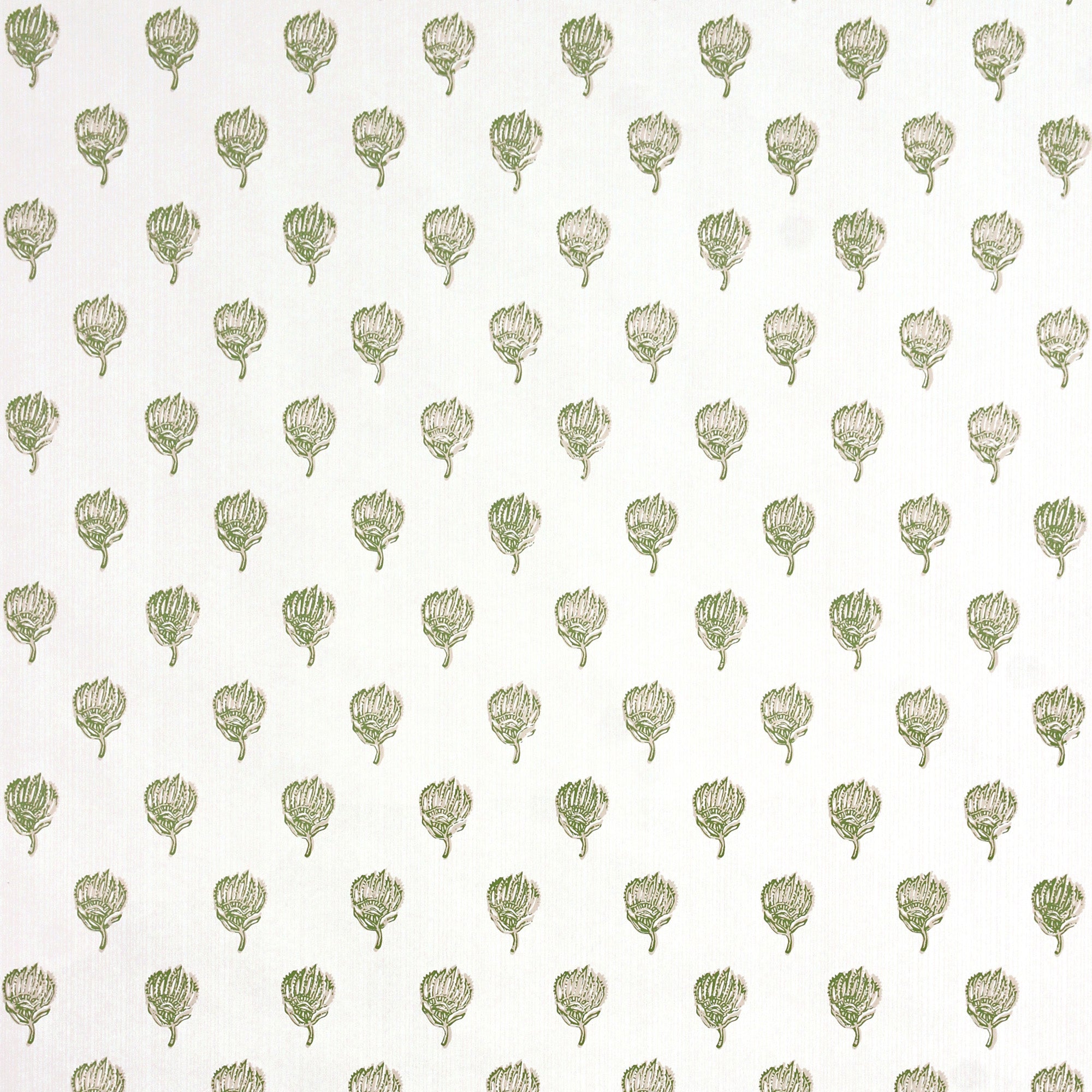 Petite Skukusa Wallpaper Green Last Call Dye Lot #2 By Sister Parish Design
