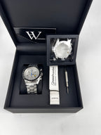 Omega x Swatch Mission to Moon White Snoopy Steel mod by HW Design