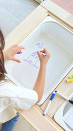 Tablero transparente para mesa sensorial ikea