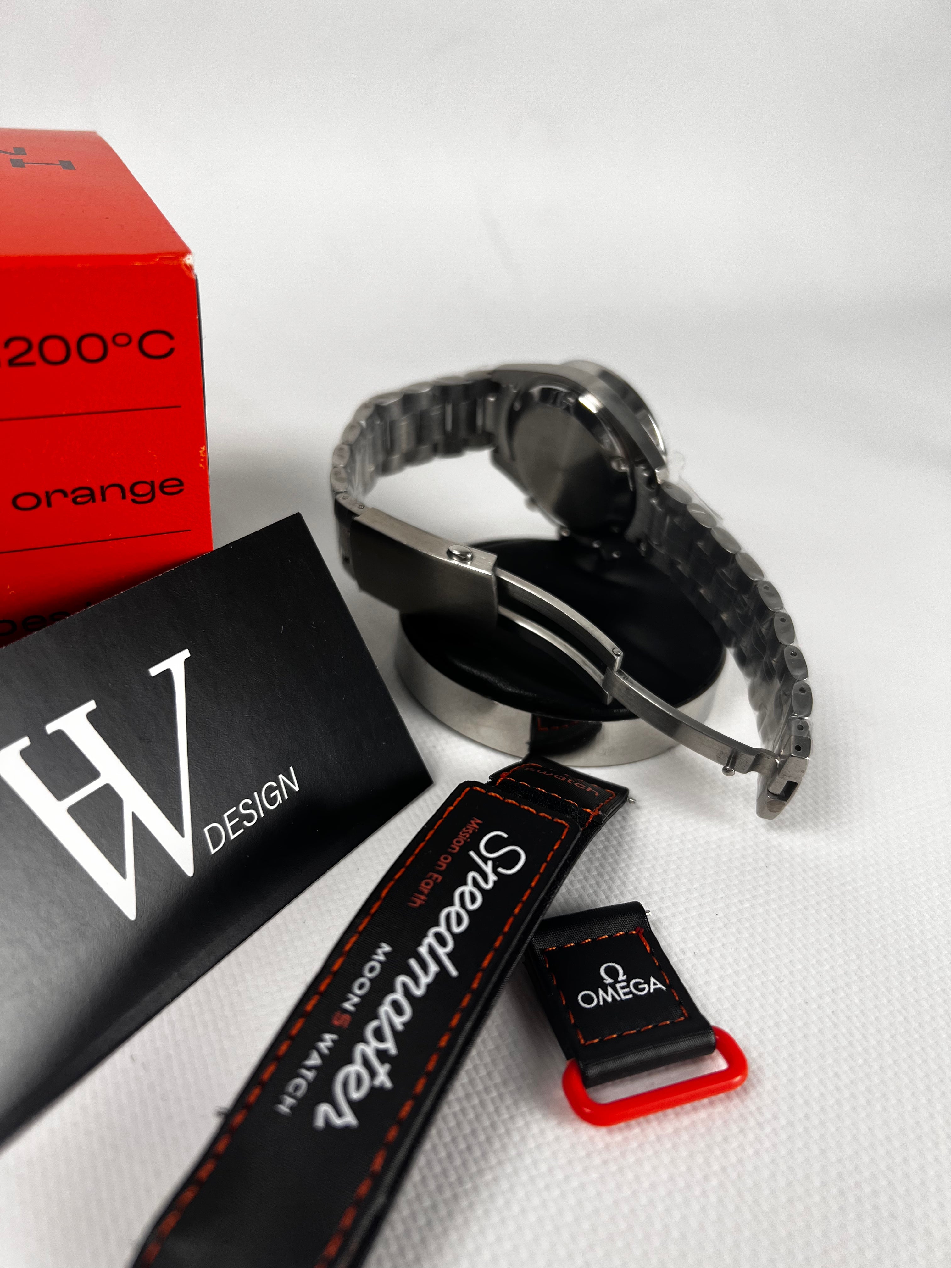 Omega x Swatch Mission to Earth Lava Steel mod by HW Design