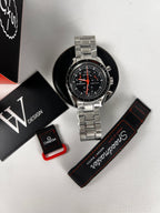 Omega x Swatch Mission to Earth Lava Steel mod by HW Design