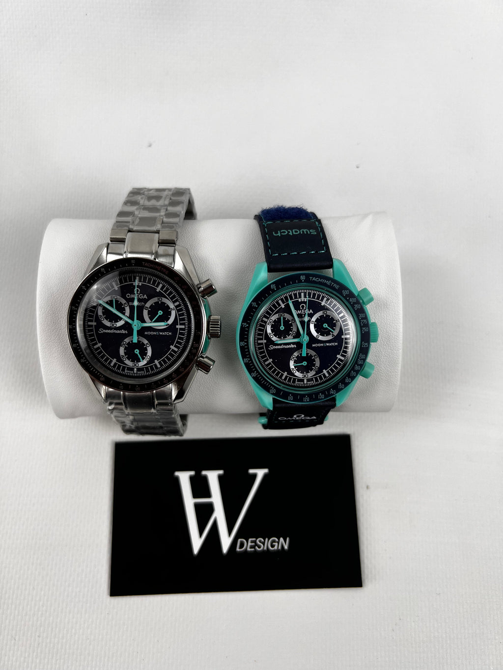 Omega x Swatch Mission to Earth Polar lights Steel mod by HW Design