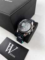 Omega x Swatch Mission to Earth Polar lights Steel mod by HW Design