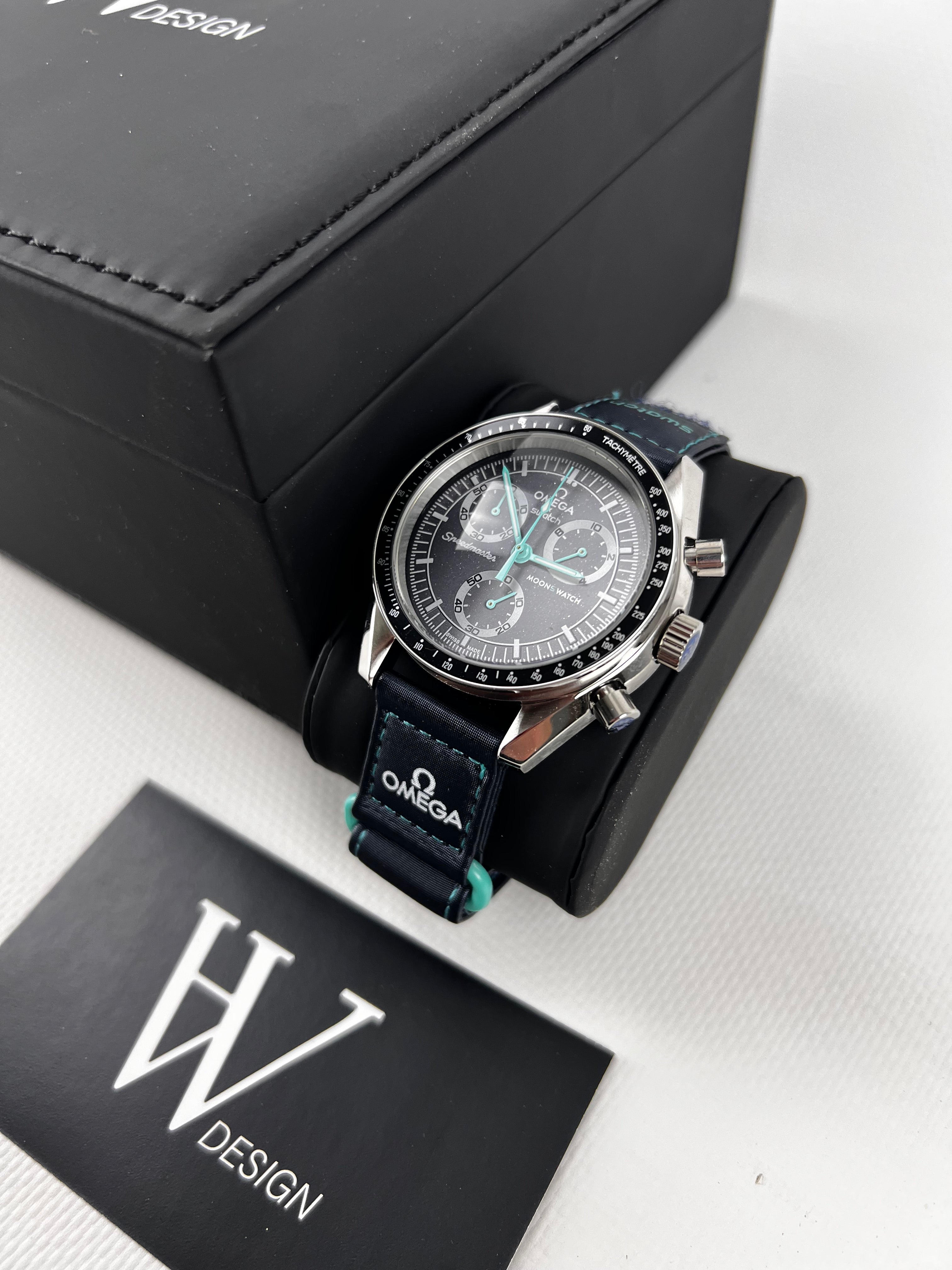 Omega x Swatch Mission to Earth Polar lights Steel mod by HW Design