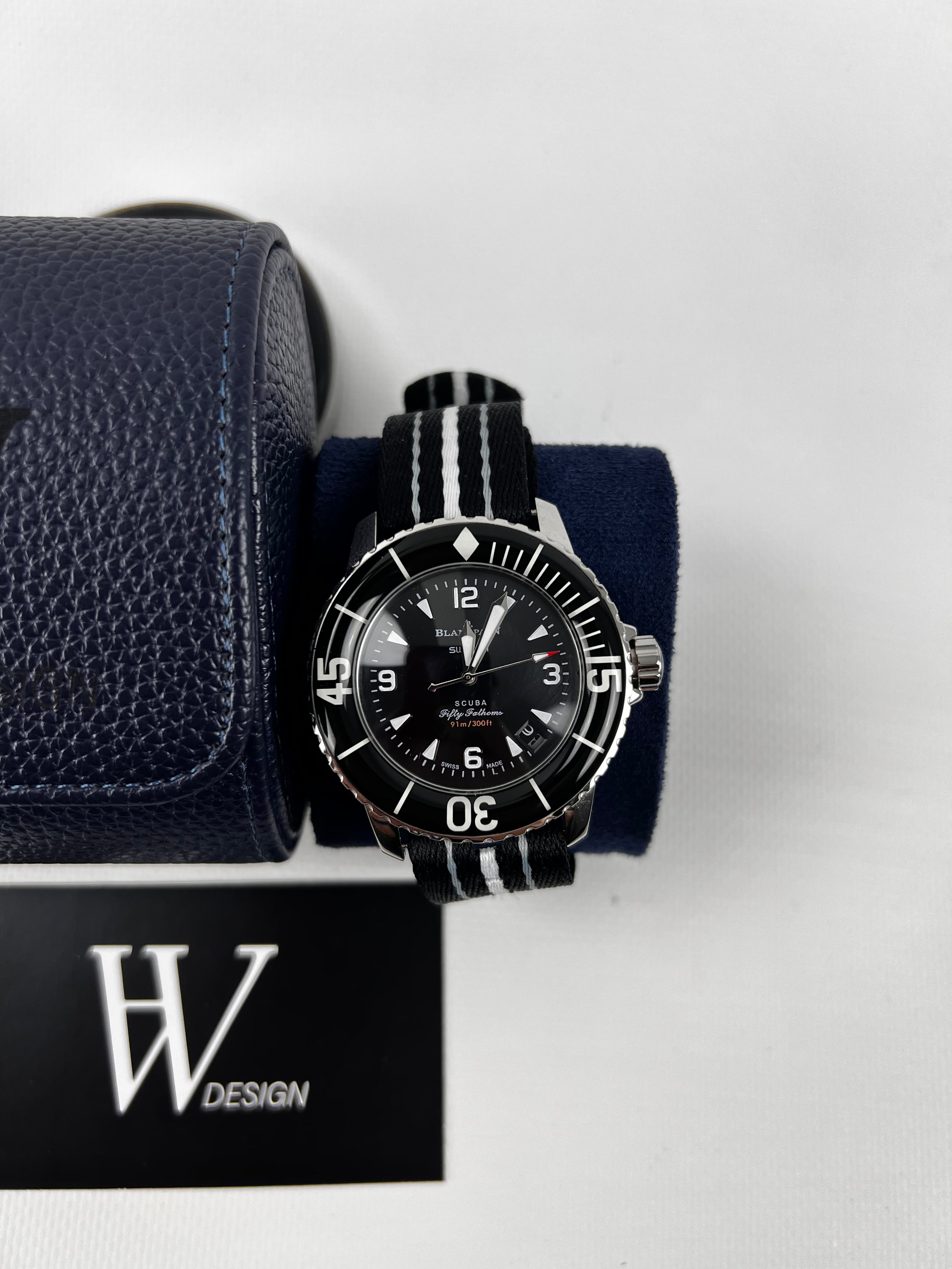 Blancpain x Swatch Black Scuba Steel mod by HW Design