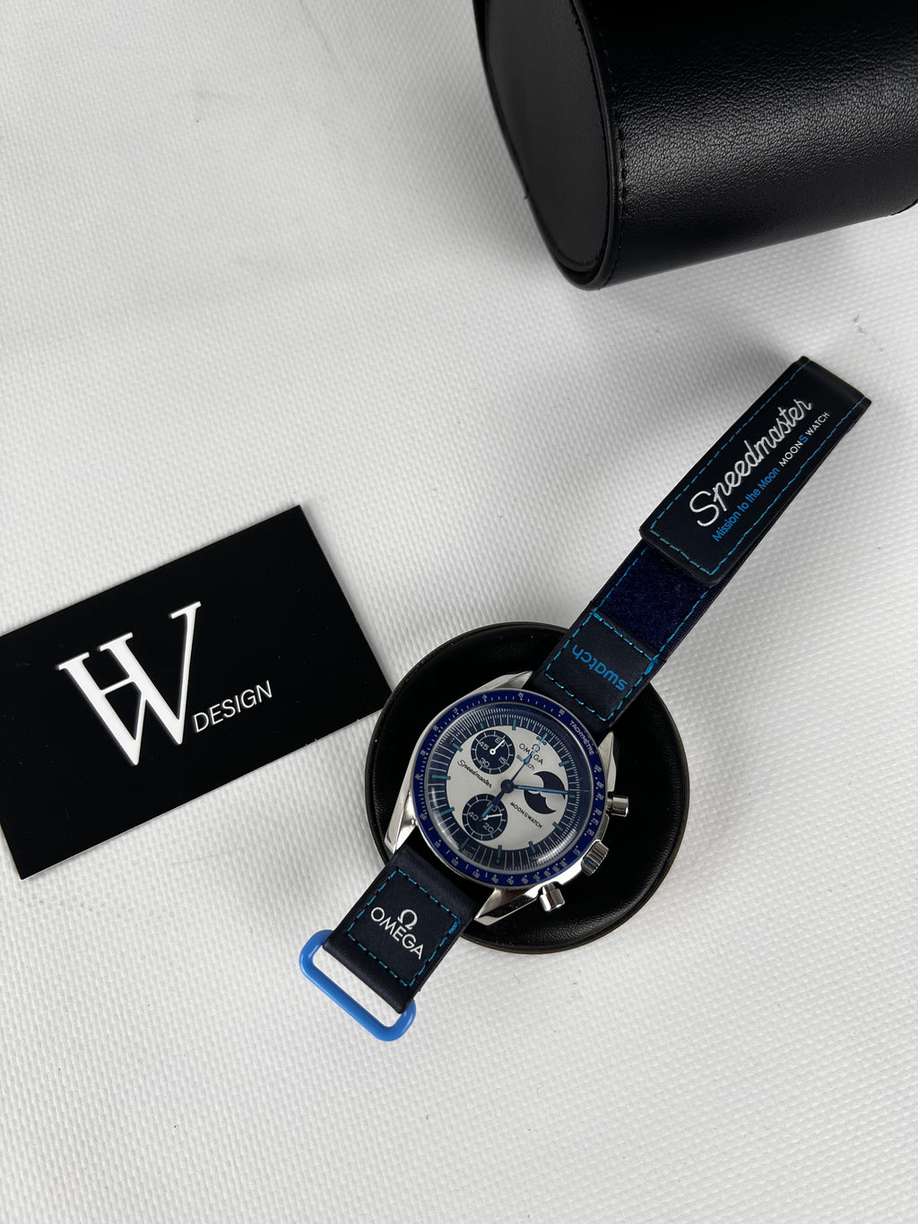 Omega x Swatch Mission to The Super Blue MoonPhase Steel mod by HW Design