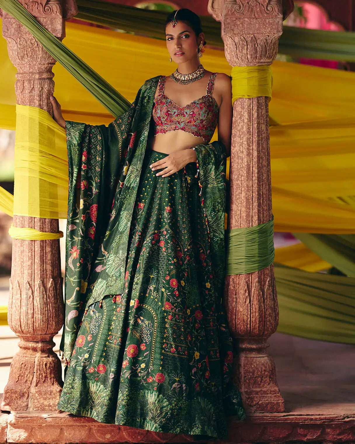 Jade Lehenga By KYNAH, Luxury Indian Fashion & Bridal Wear