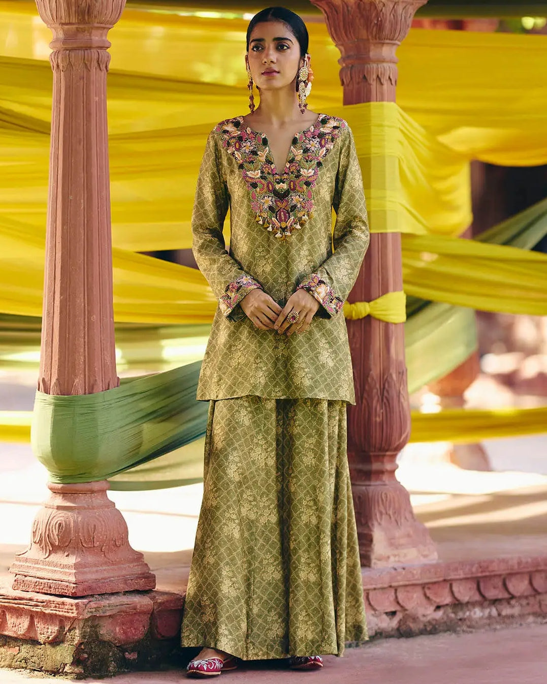 Asma Kurta Sharara Set By KYNAH, Luxury Indian Fashion & Bridal Wear