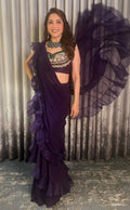 Naghma Sari Set By KYNAH, Luxury Indian Fashion & Bridal Wear