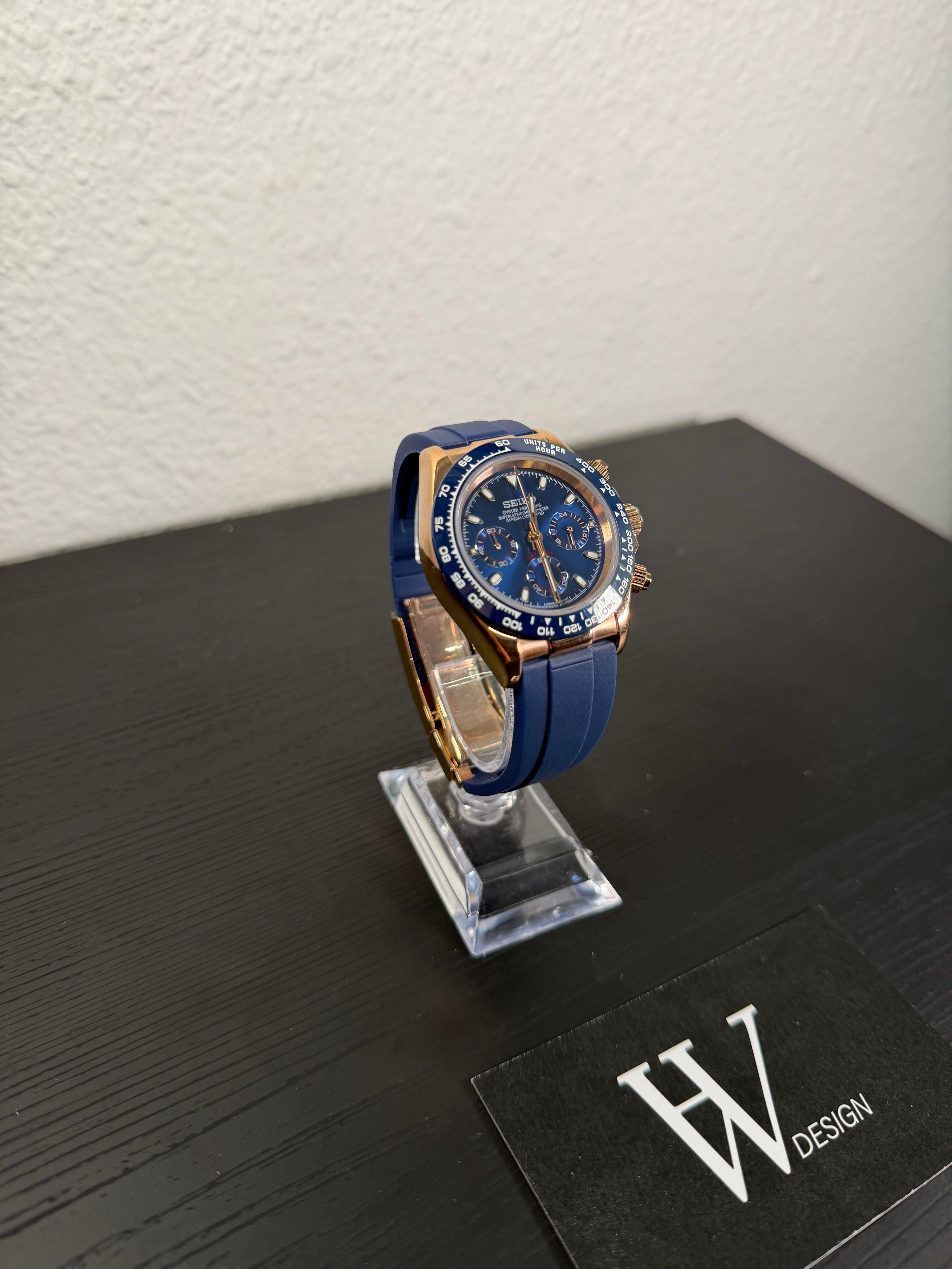Seiktona Rose gold Royal blue | HW Design