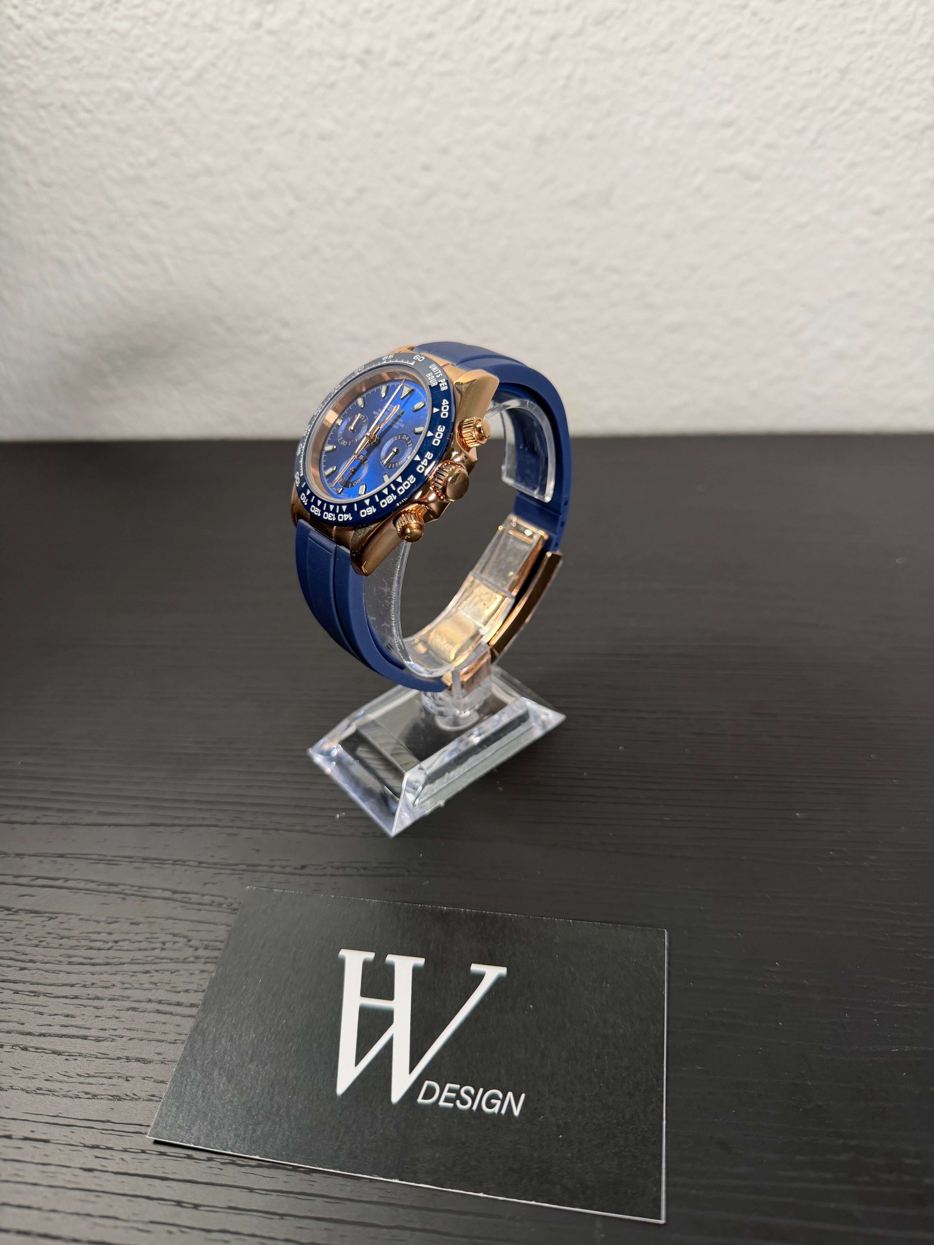 Seiktona Rose gold Royal blue | HW Design