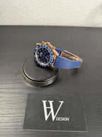 Seiktona Rose gold Royal blue | HW Design