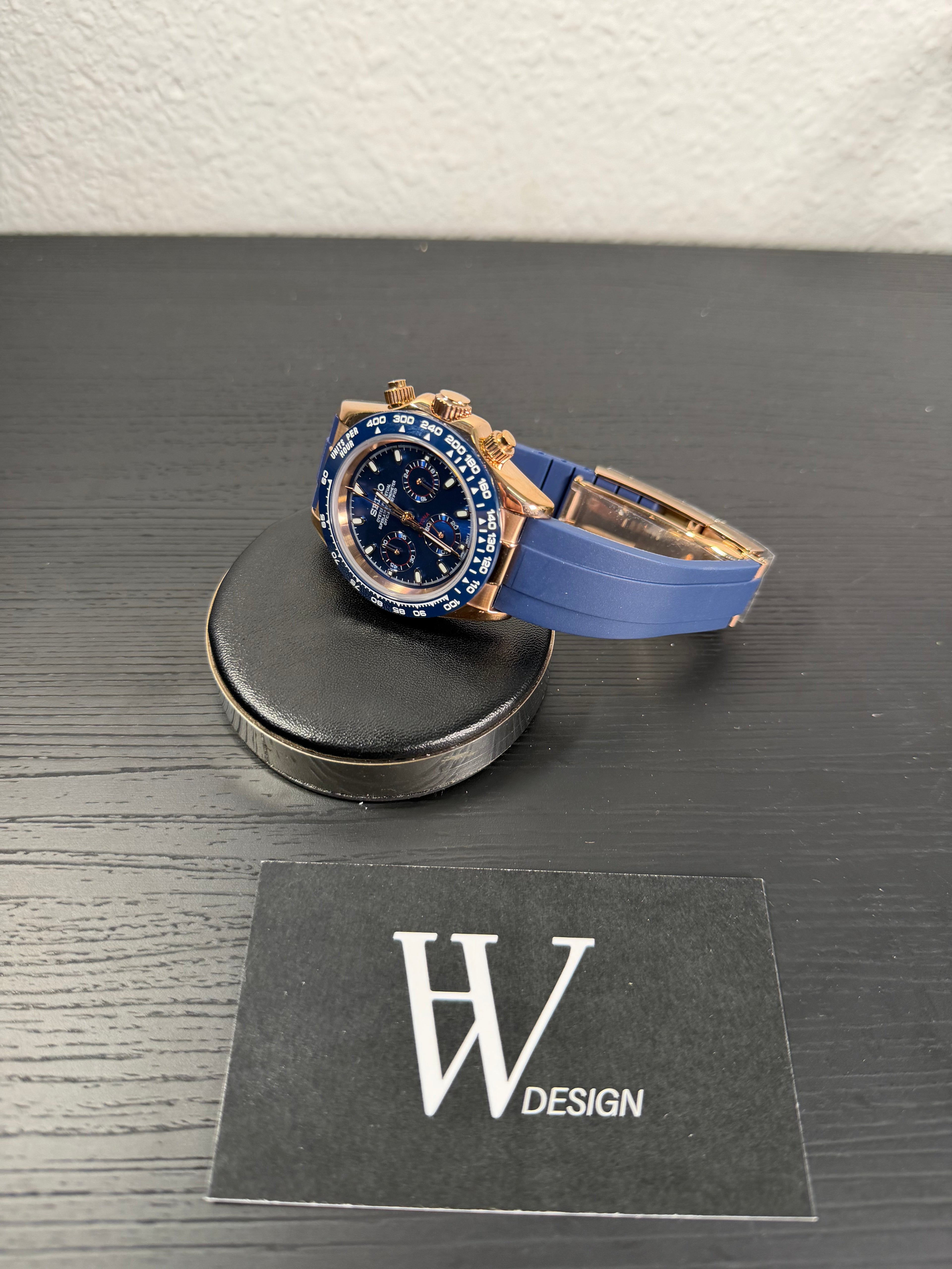 Seiktona Rose gold Royal blue | HW Design